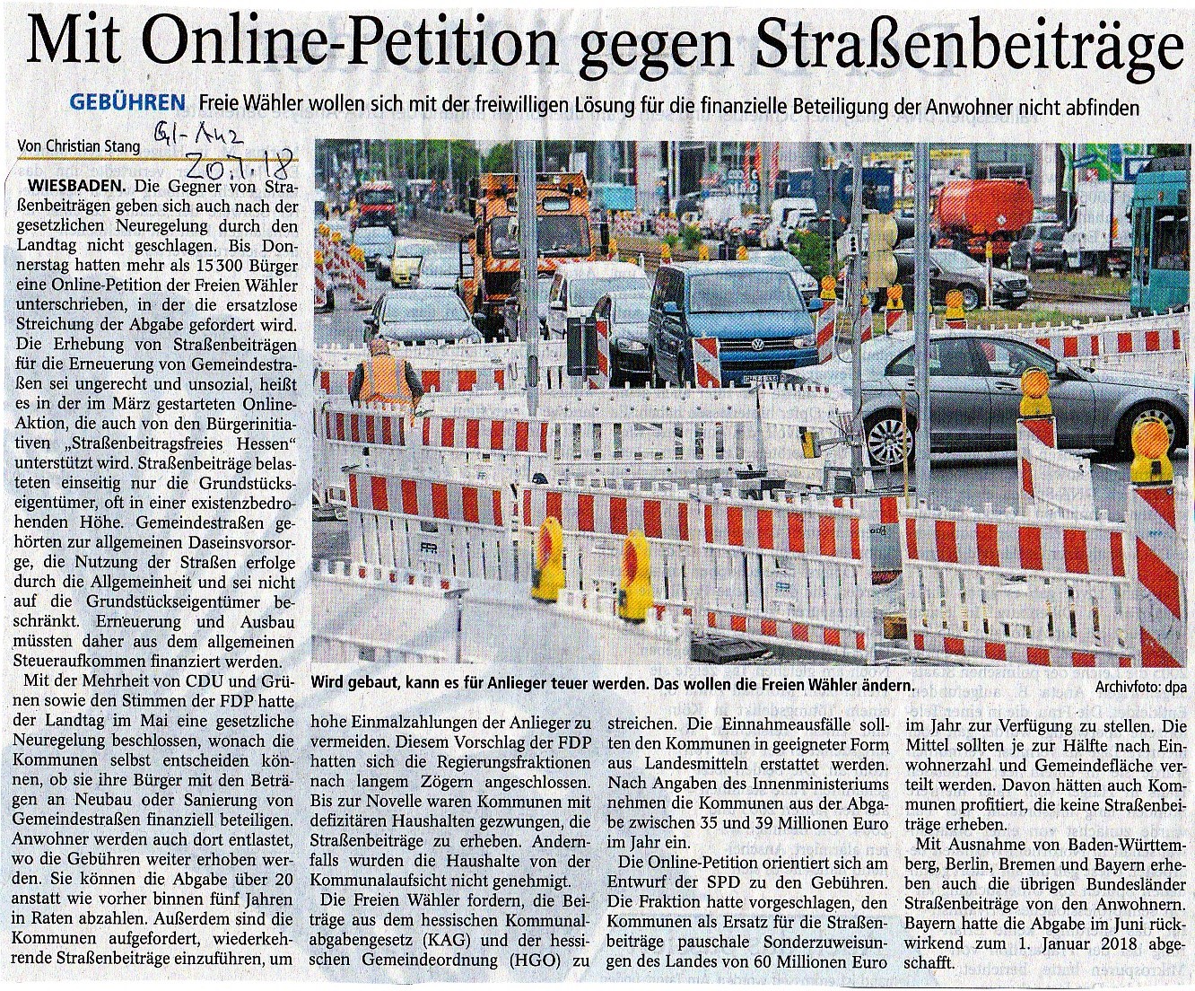 Online Petition Strabs